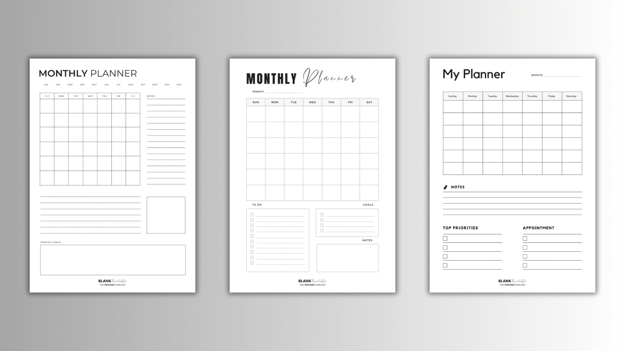 free-printable-monthly-planner-templates-one-page-blank-calendar